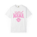 Softball Ball Bow Shirt Moms Sports Gift Women Sporty Tee Softball T-Shirt Mom Fan Athletic Tshirt Sports Graphic Retro Stars Tshirt