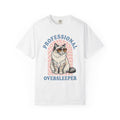 Cat Sunglasses Shirt Cat Humor Gift Women Vintage Tee Kitty T-Shirt Feline Fan Cool Tshirt Funny Graphic Hand Drawn Checkerboard Tshirt