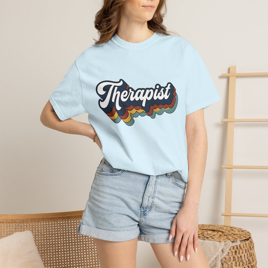 Counselor Message Shirt Therapist Wellness Gift Women Vintage Tee Therapy T-Shirt Counselor Fan Retro Tshirt Health Graphic Hand Drawn