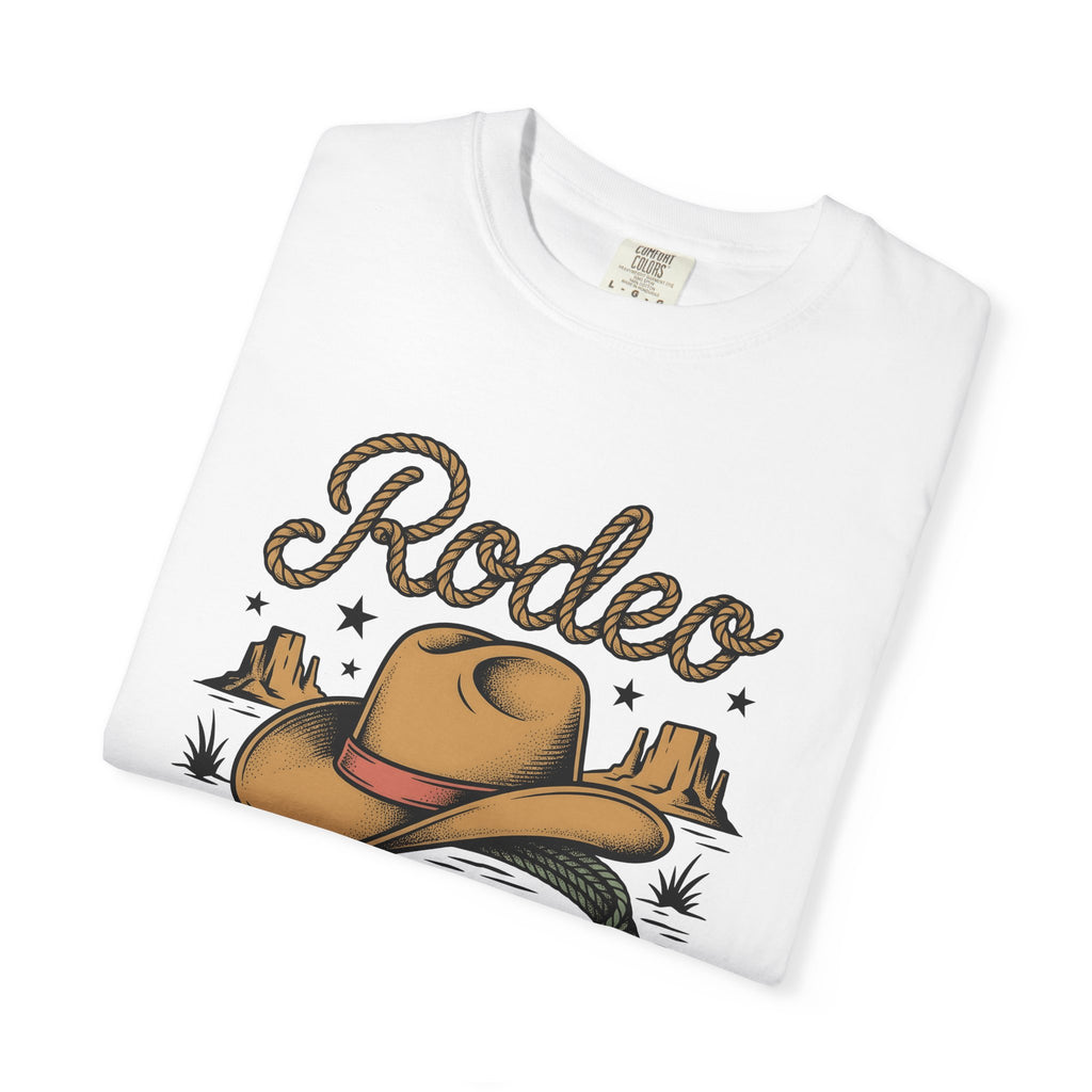 Western Hat Shirt Cowgirl Cowboy Gift Women Retro Tee Cowboy Hat T-Shirt Rodeo Fan Vintage Tshirt Cowboy Graphic Sketch Rope Circle Tshirt
