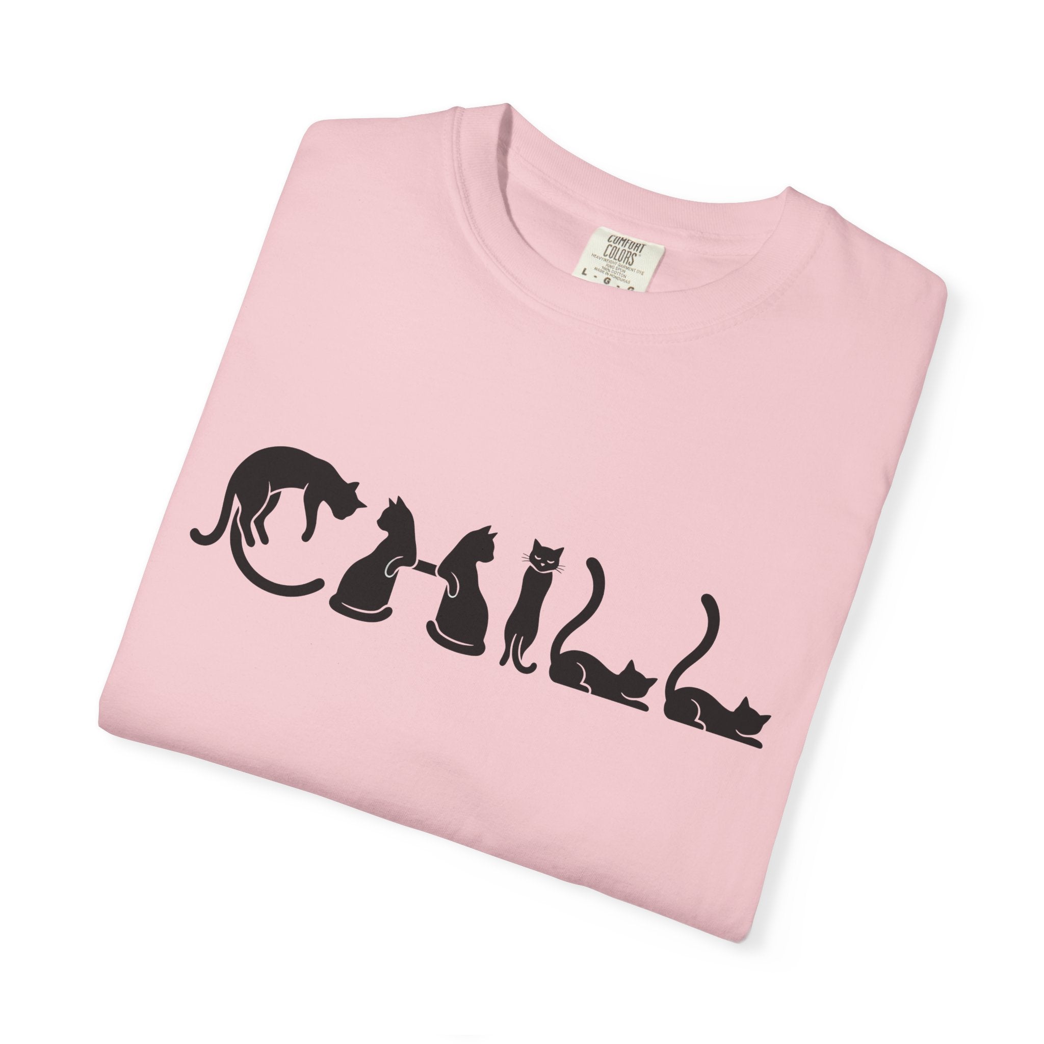 Black Feline Shirt Cat Wildlife Gift Women Basic Tee Cat T-Shirt Cat Fan Kitten Tshirt Wildlife Graphic Tshirt Current Outline Tshirt