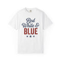 America Text Shirt 4th Of July Freedom Gift Women Heritage Tee American T-Shirt Independence Day Enthusiast Vintage Tshirt Liberty Graphic