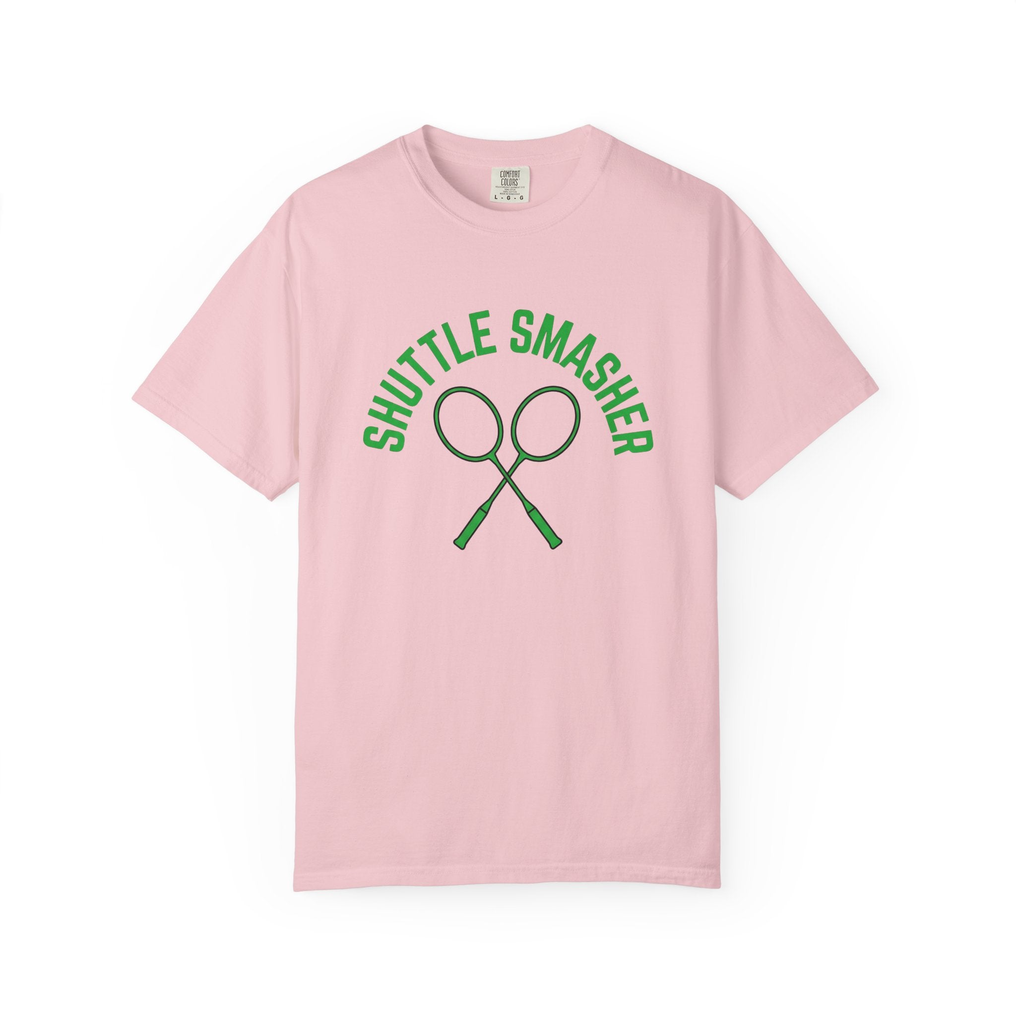 Badminton Rackets Shirt Badminton Team Gift Women Bold Tee Racquet T-Shirt Badminton Fan Graphic Tshirt Crew Graphic Minimalist Crossed