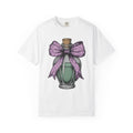 Elixir Bottle Shirt Halloween Spell Gift Women Classic Tee Potion Bottle T-Shirt Horror Fan Gothic Tshirt Magic Graphic Doodle Knot Tshirt