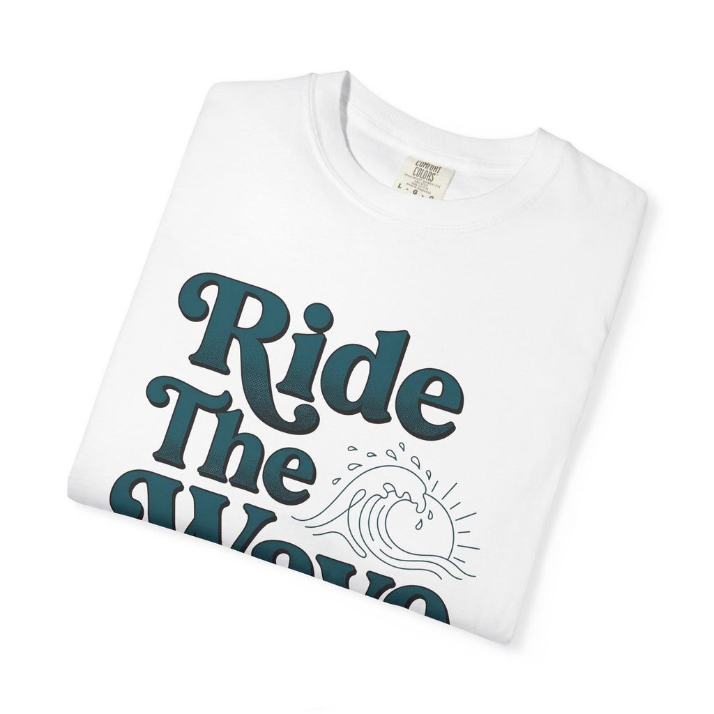 Ocean Print Shirt Surfing Coastal Gift Women Modern Tee Sea T-Shirt Surfer Fan Beach Graphic Tshirt Retro Sunshine Tshirt
