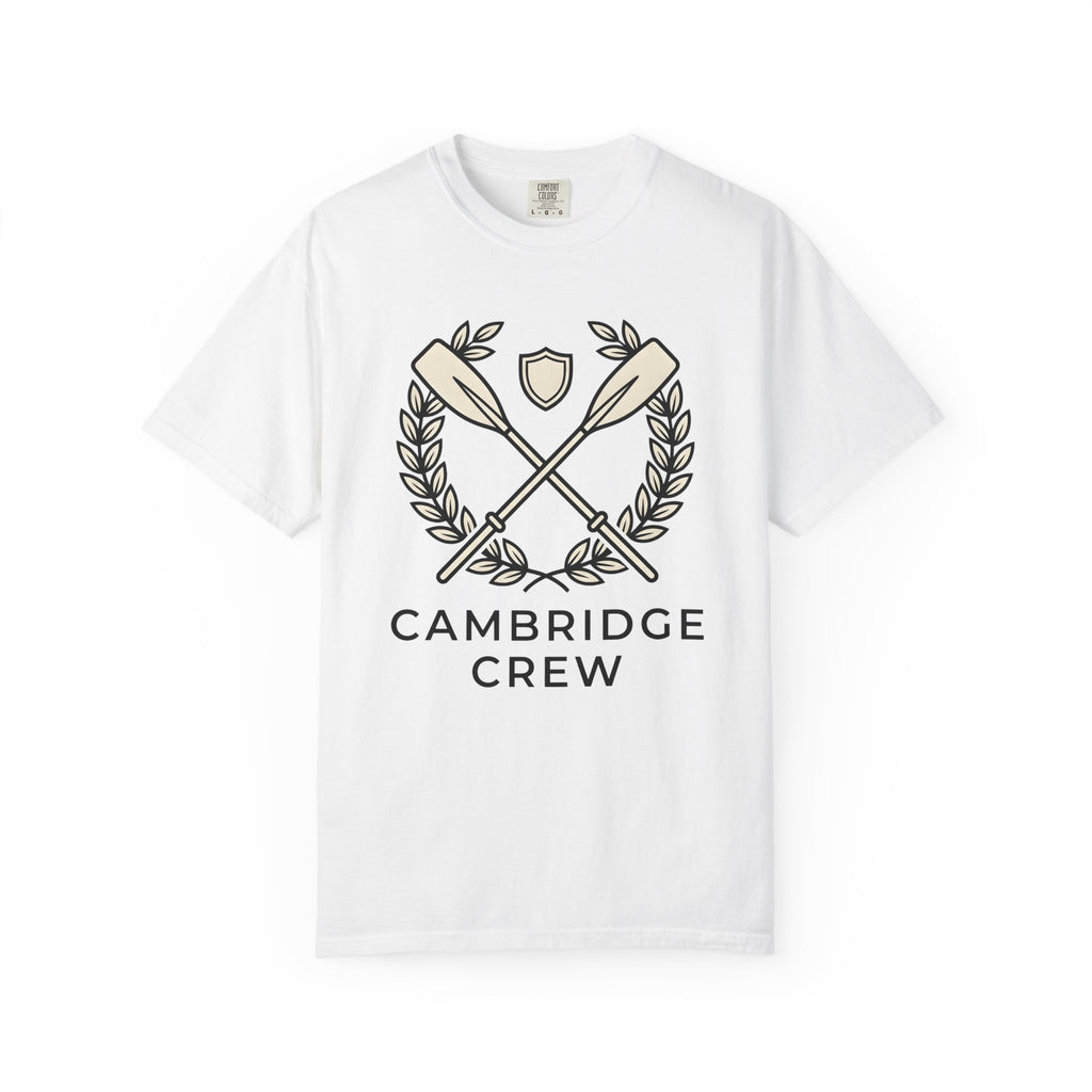 Crossed Paddles Shirt Rowing Squad Gift Women Line Art Tee Oars T-Shirt Rower Enthusiast Illustration Graphic Hand Drawn Wreath Circle