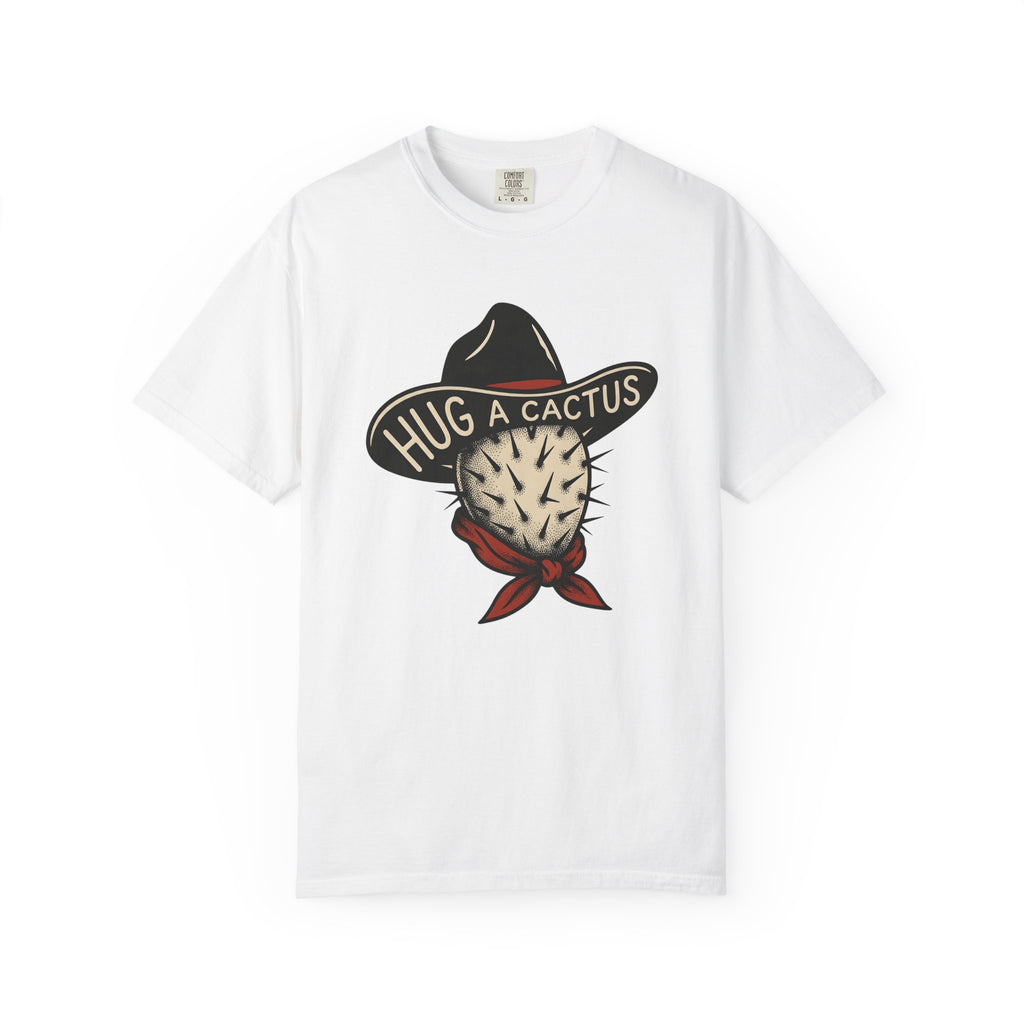 Cactus Cowboy Hat Shirt Cowgirl Western Gift Women Vintage Tee Succulent T-Shirt Rodeo Fan Distressed Tshirt Country Graphic Retro Bandana