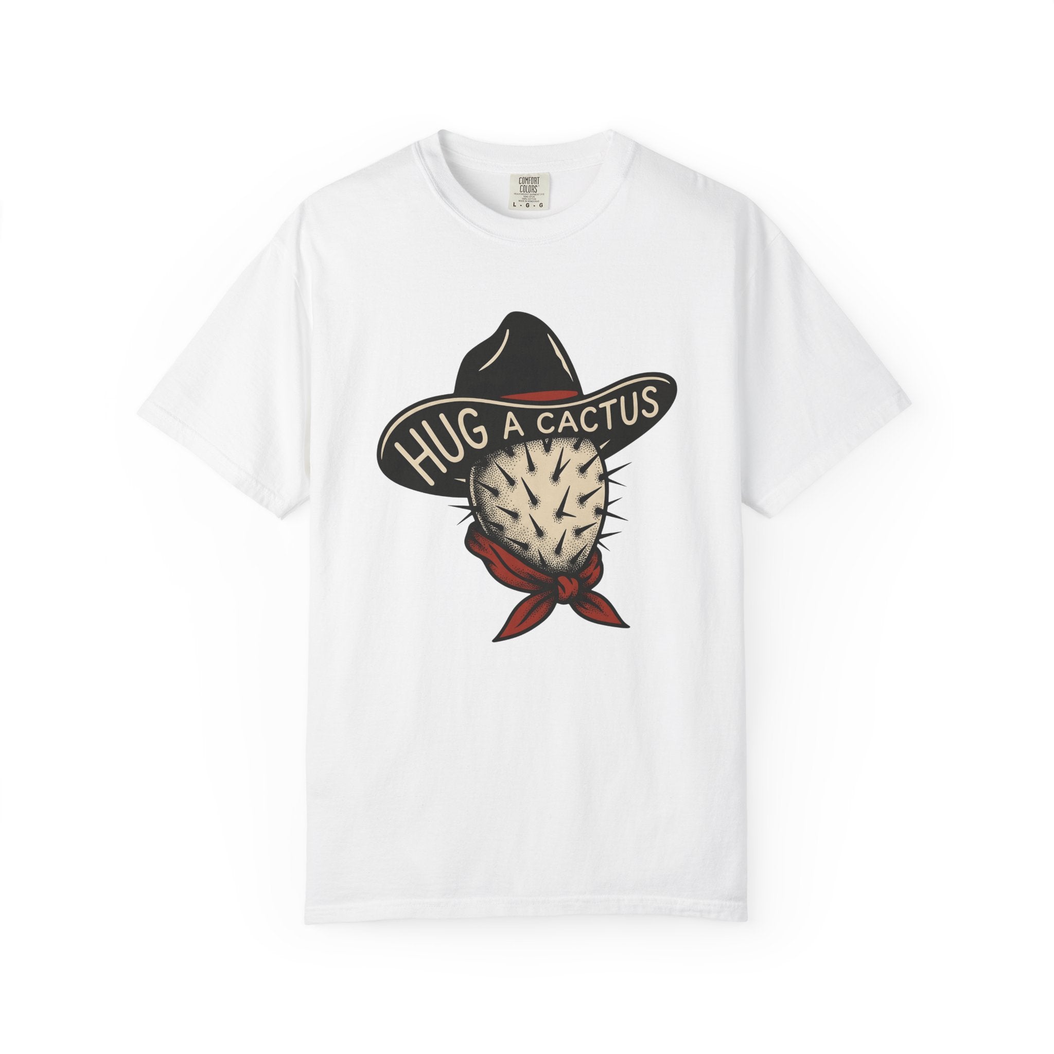 Cactus Cowboy Hat Shirt Cowgirl Western Gift Women Vintage Tee Succulent T-Shirt Rodeo Fan Distressed Tshirt Country Graphic Retro Bandana