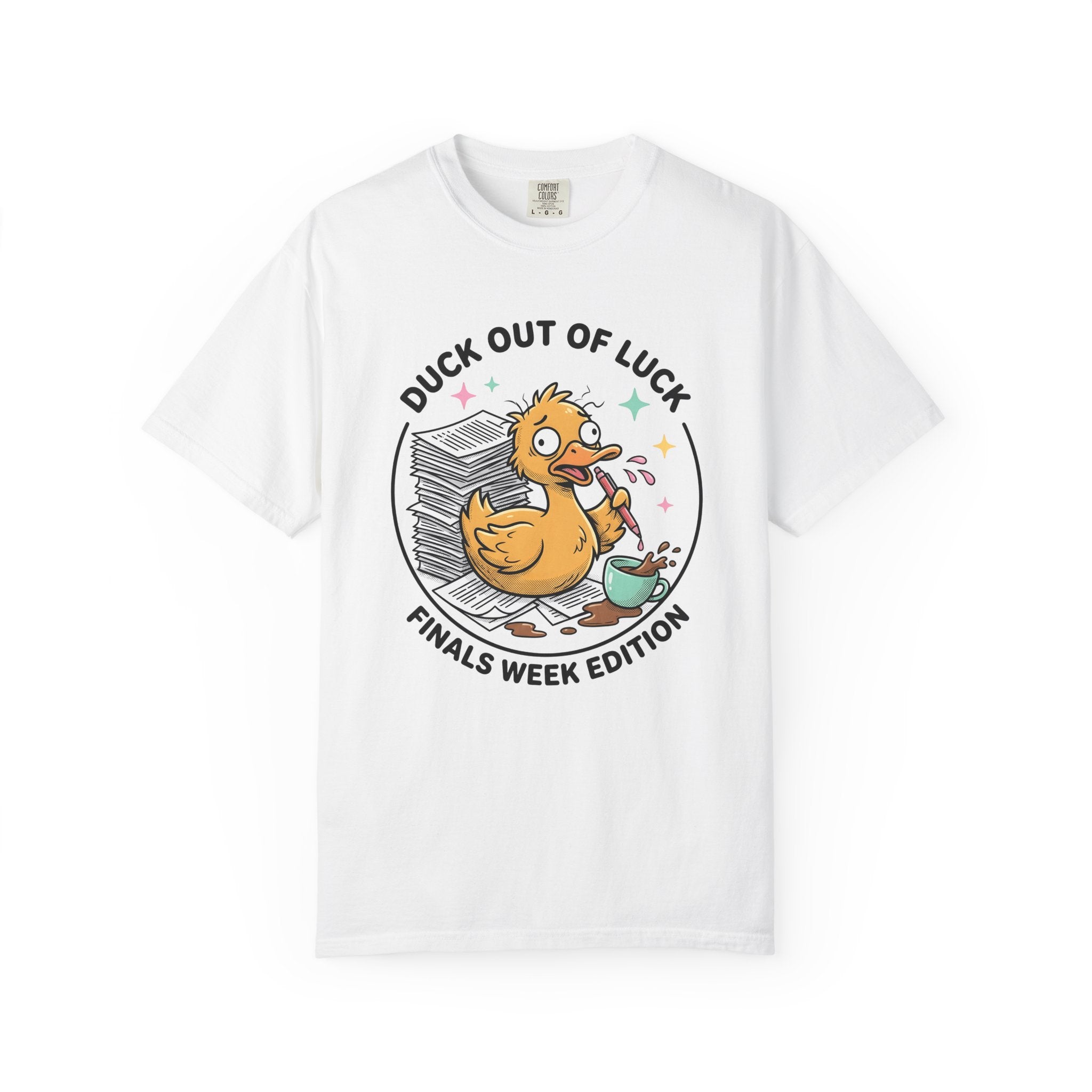 Anxious Duck Shirt Teachers Pupil Gift Women Comic Tee Duckling T-Shirt Educator Enthusiast Cartoon Tshirt Student Graphic Vintage Mug