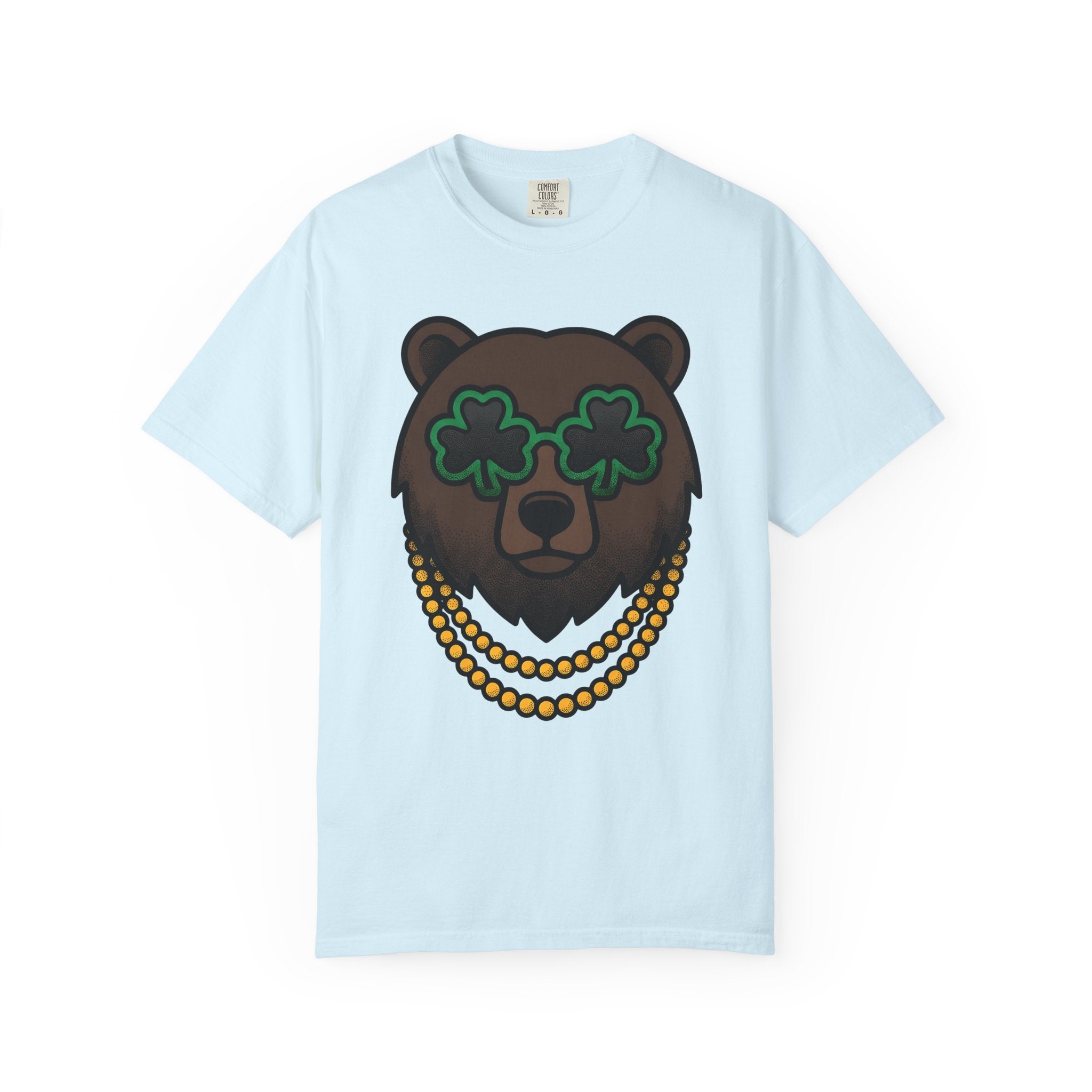 Bear Mug Shirt St Patrick's Day Creature Gift Women Animated Tee Mug T-Shirt Shamrock Fan Cartoon Tshirt Monster Graphic Hand Drawn Green