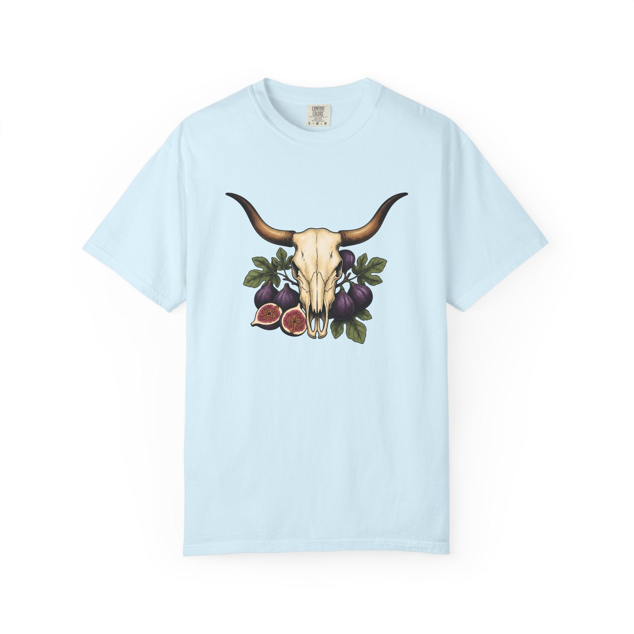 Cattle Skull Shirt Cowgirl Country Gift Women Native Tee Cow Skull T-Shirt Rodeo Fan Western Tshirt Rural Graphic Sketch Fruit Tshirt