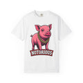 Pig Drawing Shirt Funny Fauna Gift Women Animated Tee Swine T-Shirt Humor Fan Cartoon Tshirt Wildlife Graphic Classic Gold Pendant Tshirt