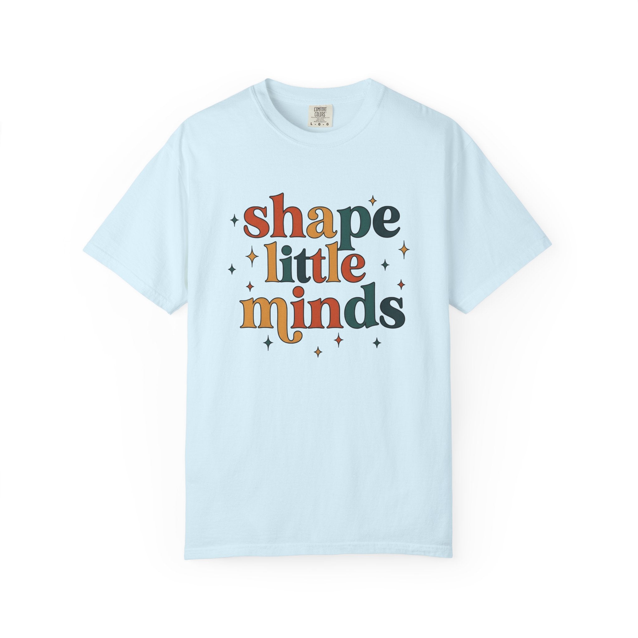Bright Vintage Lettering Shirt Teacher Classroom Gift Women Vintage Tee Typography T-Shirt Educator Enthusiast Retro Tshirt School Graphic