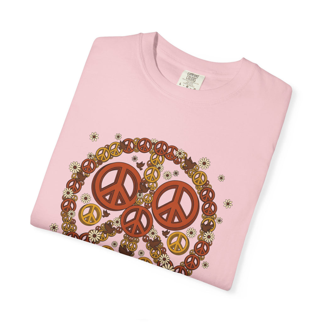 Peace Gesture Shirt Peace Activism Gift Women Folk Tee Hand Sign T-Shirt Pacifist Fan Peaceful Tshirt Activist Graphic Classic Dove Bird
