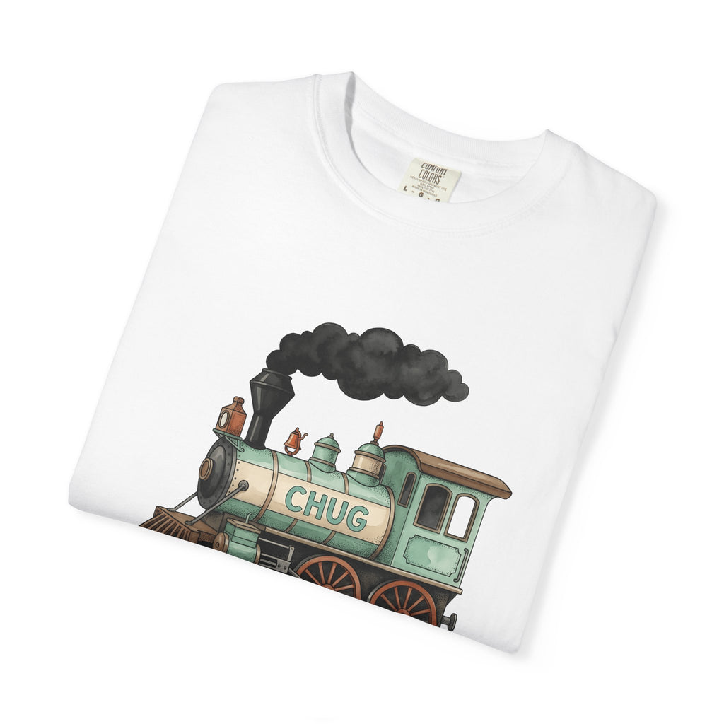 Steam Locomotive Shirt Trains Vehicles Gift Women Retro Tee Locomotive T-Shirt Train Fan Railroad Tshirt Automobile Graphic Sketch Steam