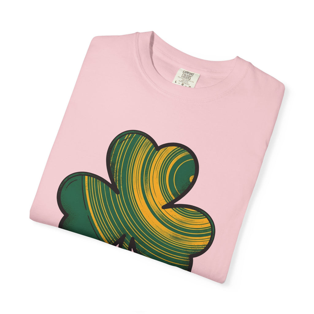 Shamrock Illustration Shirt St Patrick's Day Charm Gift Women Vintage Tee Clover T-Shirt St Patricks Fan Retro Tshirt Allure Graphic Classic