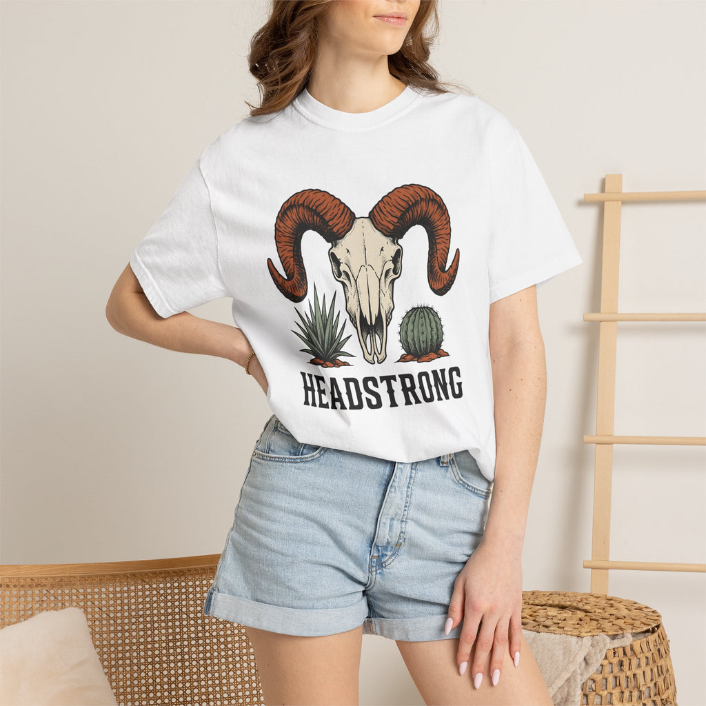 Ram Horn Skull Shirt Boho Chic Sandscape Gift Women Southwestern Tee Skull T-Shirt Bohemian Fan Western Tshirt Desert Graphic Classic