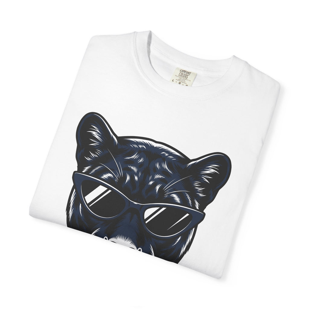 Panther Sunglasses Shirt Animals Fashion Gift Women Bold Graphic Tee Shades T-Shirt Wildlife Fan Cool Tshirt Style Graphic Retro Eyewear
