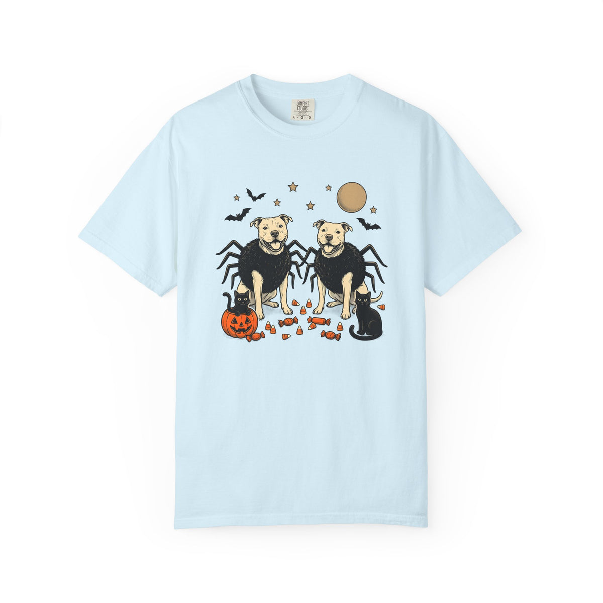 Spider Dog Shirt Dog Costume Unisex Gift Retro Tee Arachnid Dog T-Shirt Dog Fan
