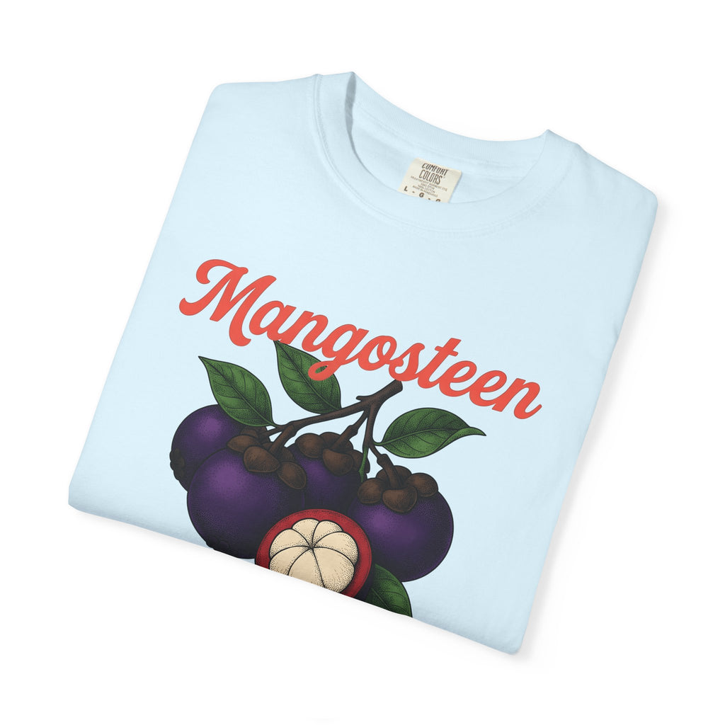 Mangosteen Fruit Shirt Fruit Kitchen Gift Women Hand Drawn Tee Mangosteen T-Shirt Fruit Fan Hand Drawn Tshirt Cooking Graphic Watercolor