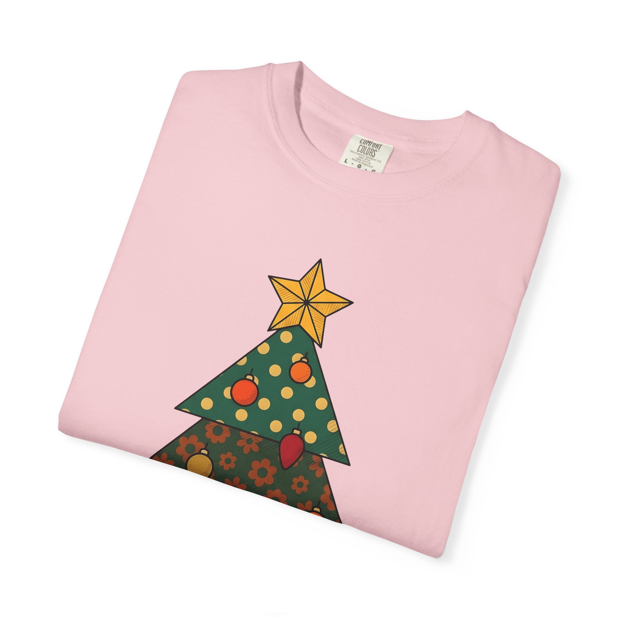 Christmas Tree Shirt Christmas Festive Gift Women Country Tee Fir Tree T-Shirt Holiday Fan Christmas Tree Tshirt Holiday Graphic Classic