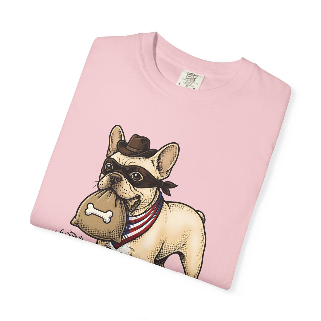 French Bulldog Shirt Dog Ranch Gift Women Animated Tee Bulldog T-Shirt Dog Fan Cartoon Tshirt Farm Graphic Old School Western Hat Tshirt