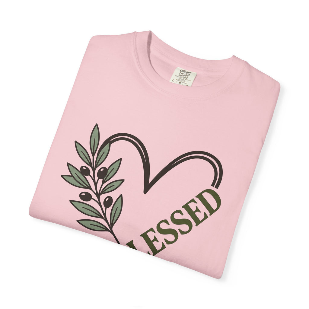 Heart Branch Shirt Moms Faith Gift Women Farmhouse Tee Heart T-Shirt Motherhood Enthusiast Rustic Tshirt Christian Graphic Minimal Olive
