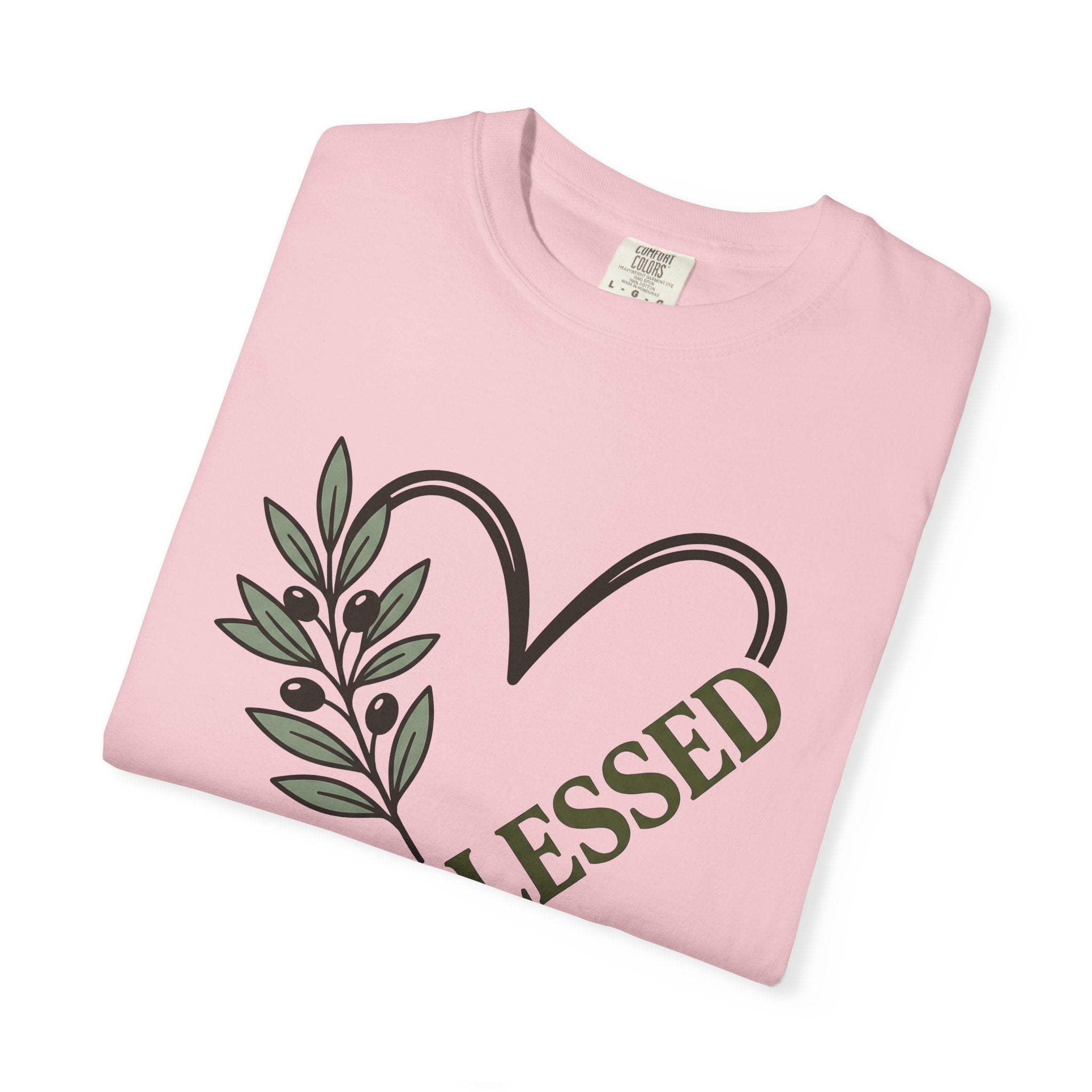 Heart Branch Shirt Moms Faith Gift Women Farmhouse Tee Heart T-Shirt Motherhood Enthusiast Rustic Tshirt Christian Graphic Minimal Olive