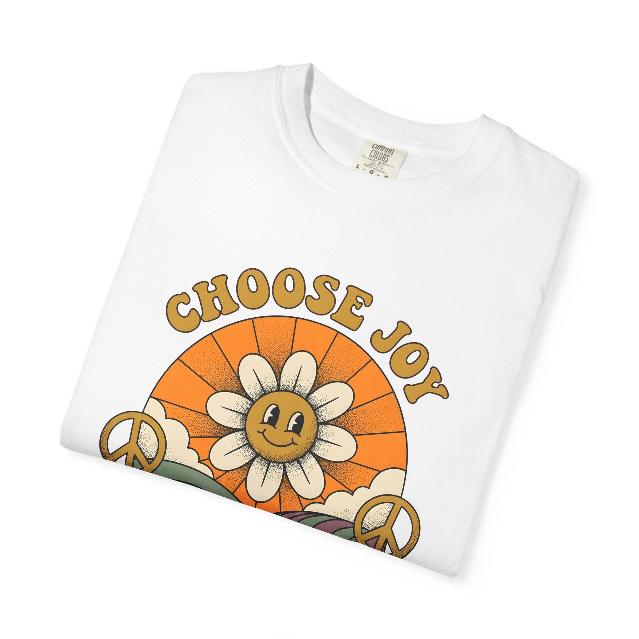 Cheerful Daisy Shirt Cottagecore Motivation Gift Women Hand Drawn Tee Flower T-Shirt Homebody Fan Illustrated Tshirt Inspirational Graphic