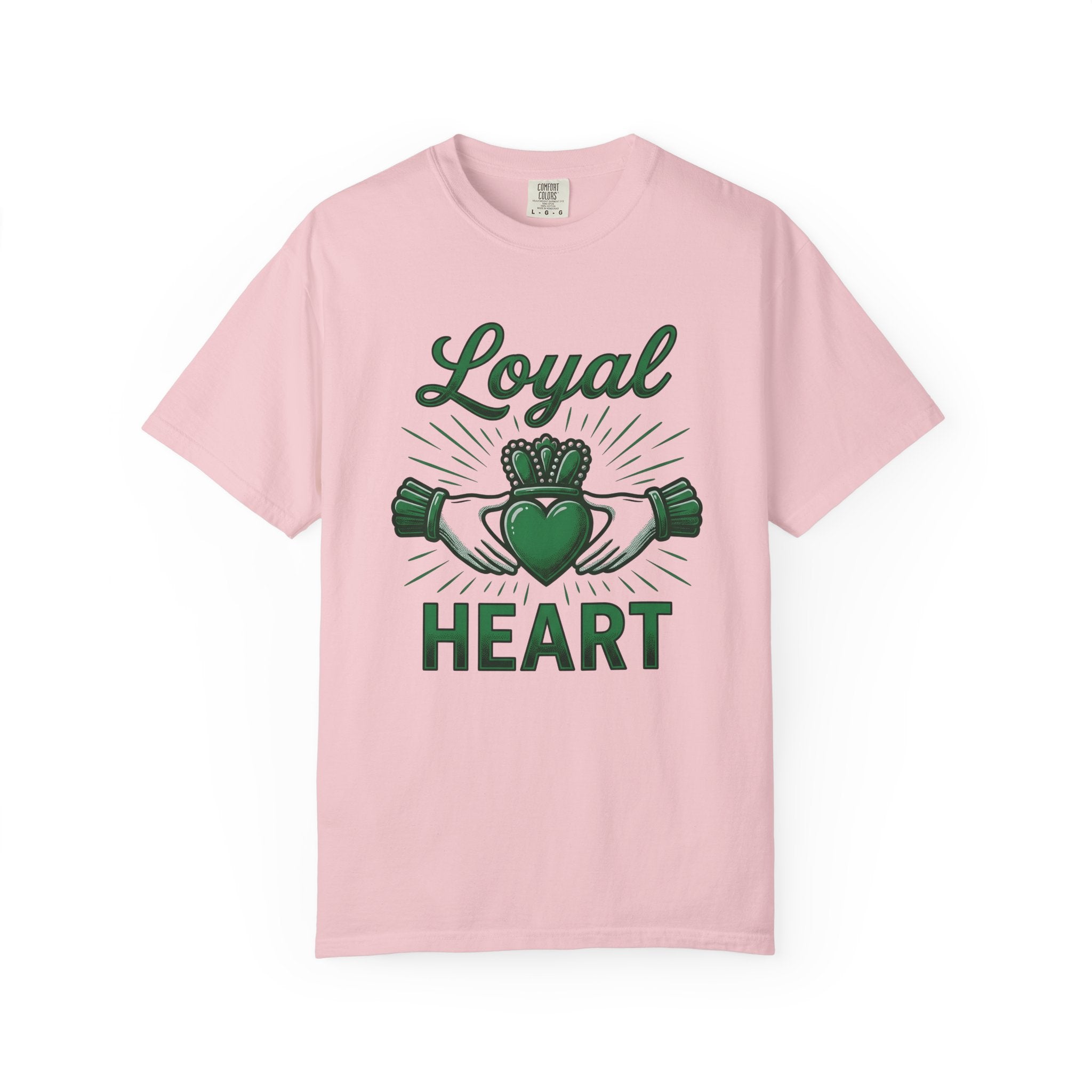 Claddagh Heart Shirt St Patrick's Day Irish Gift Women Vintage Tee Heart Symbol T-Shirt Shamrock Fan Celtic Graphic Tshirt Hand Drawn Crown