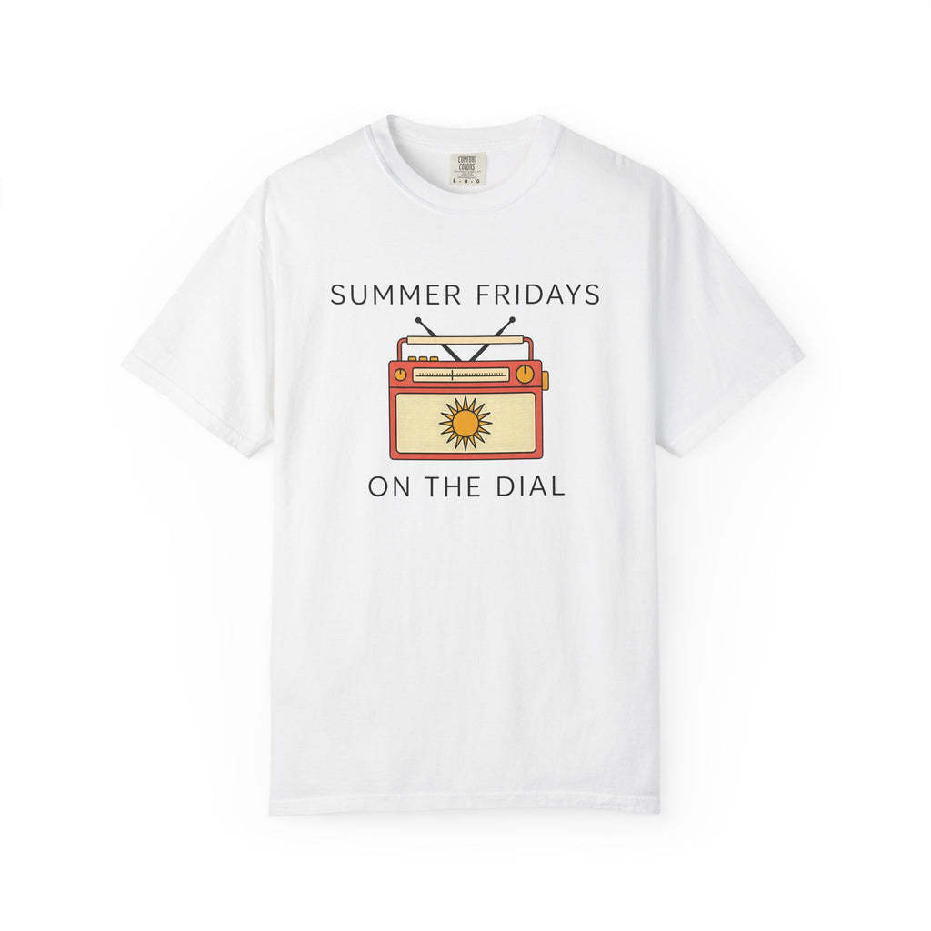 Retro Radio Shirt Summer Music Gift Women Minimalist Tee Radio T-Shirt Vacation Fan Simple Tshirt Melody Graphic Vintage Sun Tshirt