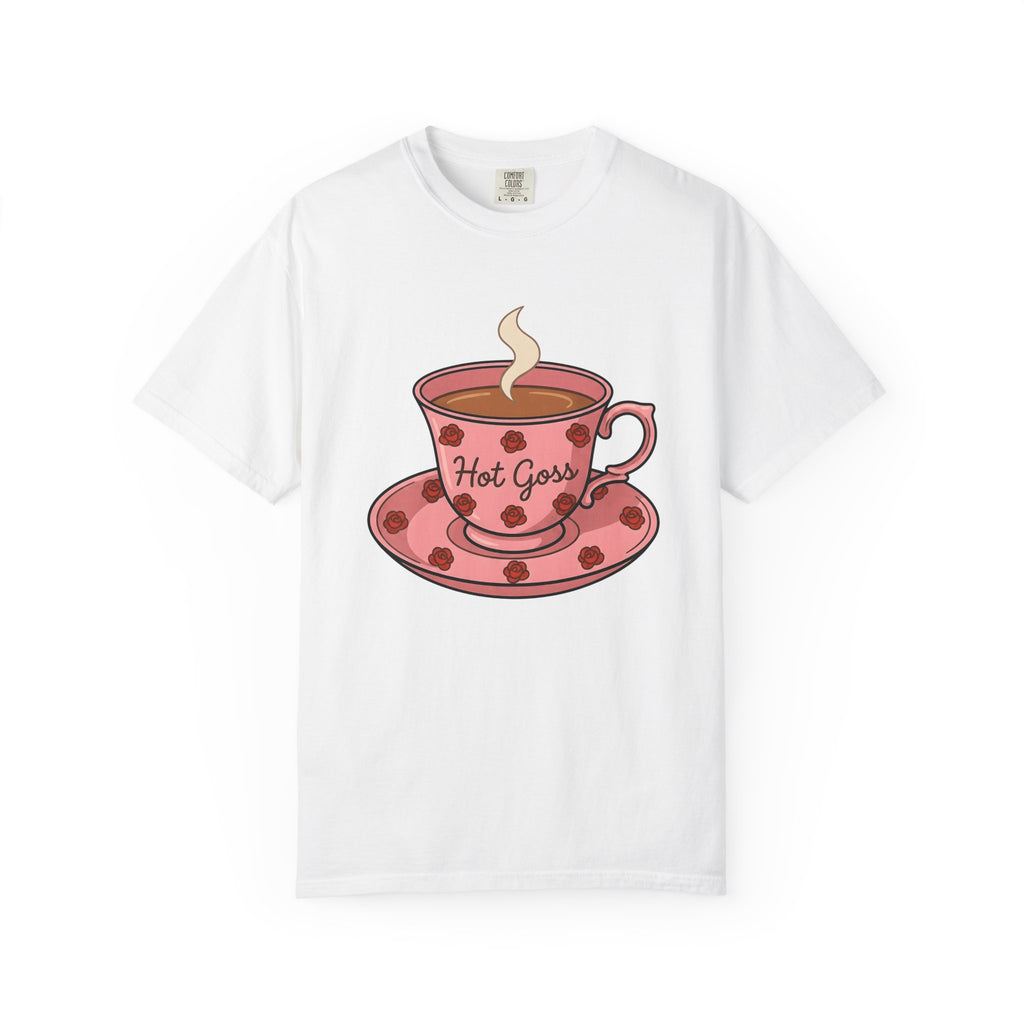 Rose Teacup Shirt Valentines Day Friendship Gift Women Cartoon Tee Teacup T-Shirt Valentine Fan Comic Tshirt Bff Graphic Retro Floral