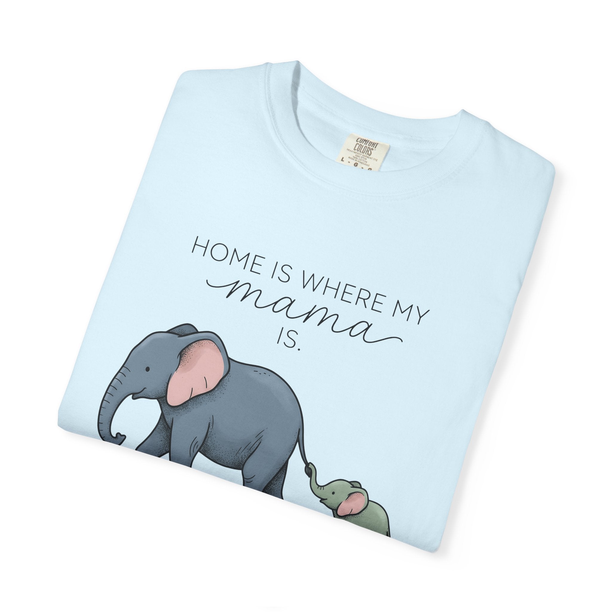 Elephant Herd Shirt Moms Wildlife Gift Women Adorable Tee Pachyderm T-Shirt Mother Fan Wildlife Conservation Graphic Tshirt Sketch Baby