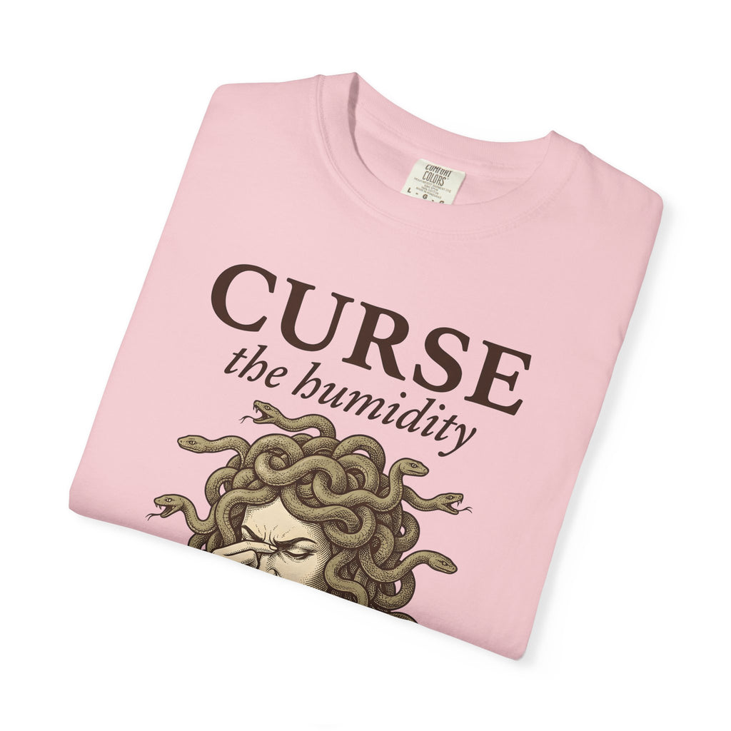 Medusa Design Shirt St. Valentine's Day Folklore Gift Women Distressed Tee Gorgon T-Shirt Valentine Fan Vintage Tshirt Mythology Graphic Ink