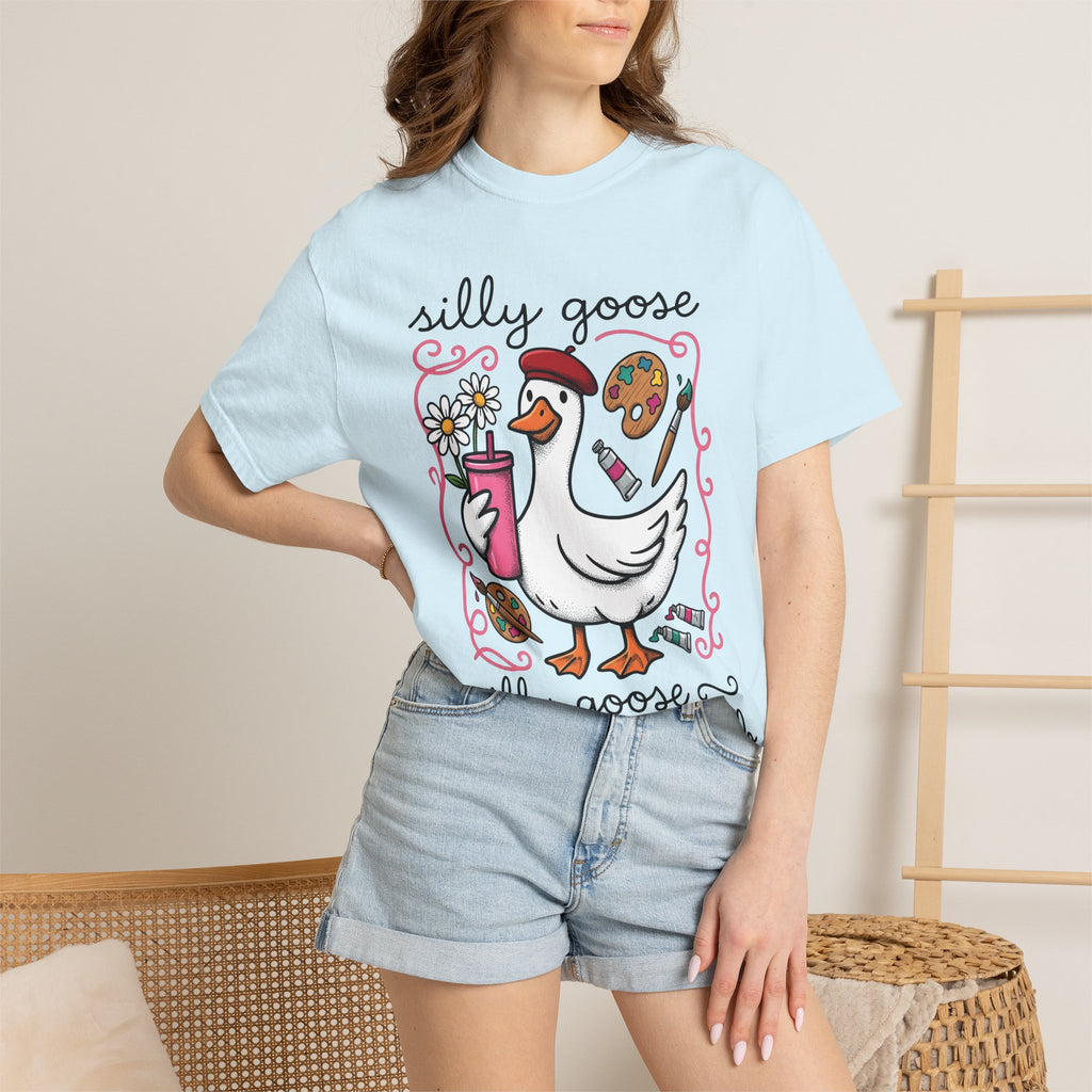Goose Creative Supplies Shirt Teacher Crafts Gift Women Funny Tee Art Supplies T-Shirt Educator Enthusiast Humor Tshirt Crafting Graphic