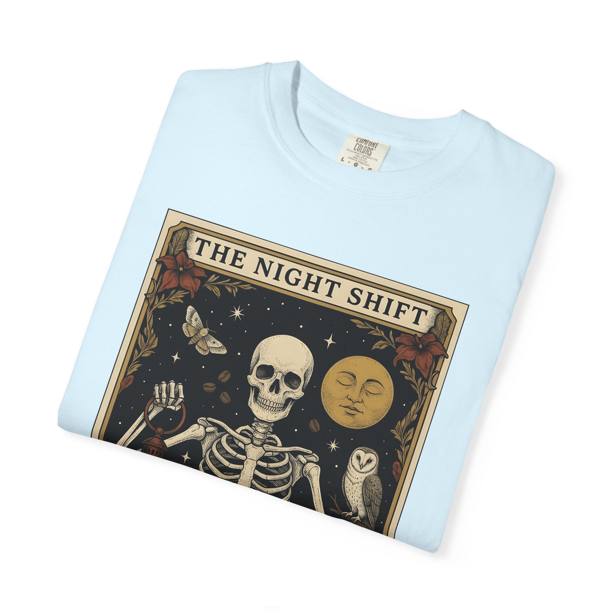 Skeleton Espresso Shirt Nurses Graveyard Gift Women Old School Tee Coffee T-Shirt Nurse Enthusiast Vintage Tshirt Cemetery Graphic Doodle