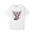 Guardian Cat Shirt Cat Magical Gift Women Cartoon Tee Kitty T-Shirt Feline Fan Comic Tshirt Mystical Graphic Distressed Quills Tshirt