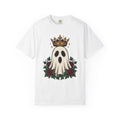 Spirit Crown Shirt Halloween Dark Gift Women Ink Tee Diadem T-Shirt Horror Fan Tattoo Tshirt Gothic Graphic Retro Flower Tshirt
