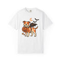 Scary Dog Shirt Dog Harvest Gift Women Caricature Tee Fierce Dog T-Shirt Canine Fan Aggressive Dog Tshirt Autumn Graphic Manga Squash Tshirt