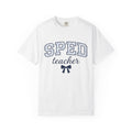 Floral Varsity Letters Shirt Teacher Appreciation Gift Women Collegiate Tee Letterman T-Shirt Educator Enthusiast Retro Tshirt Grateful