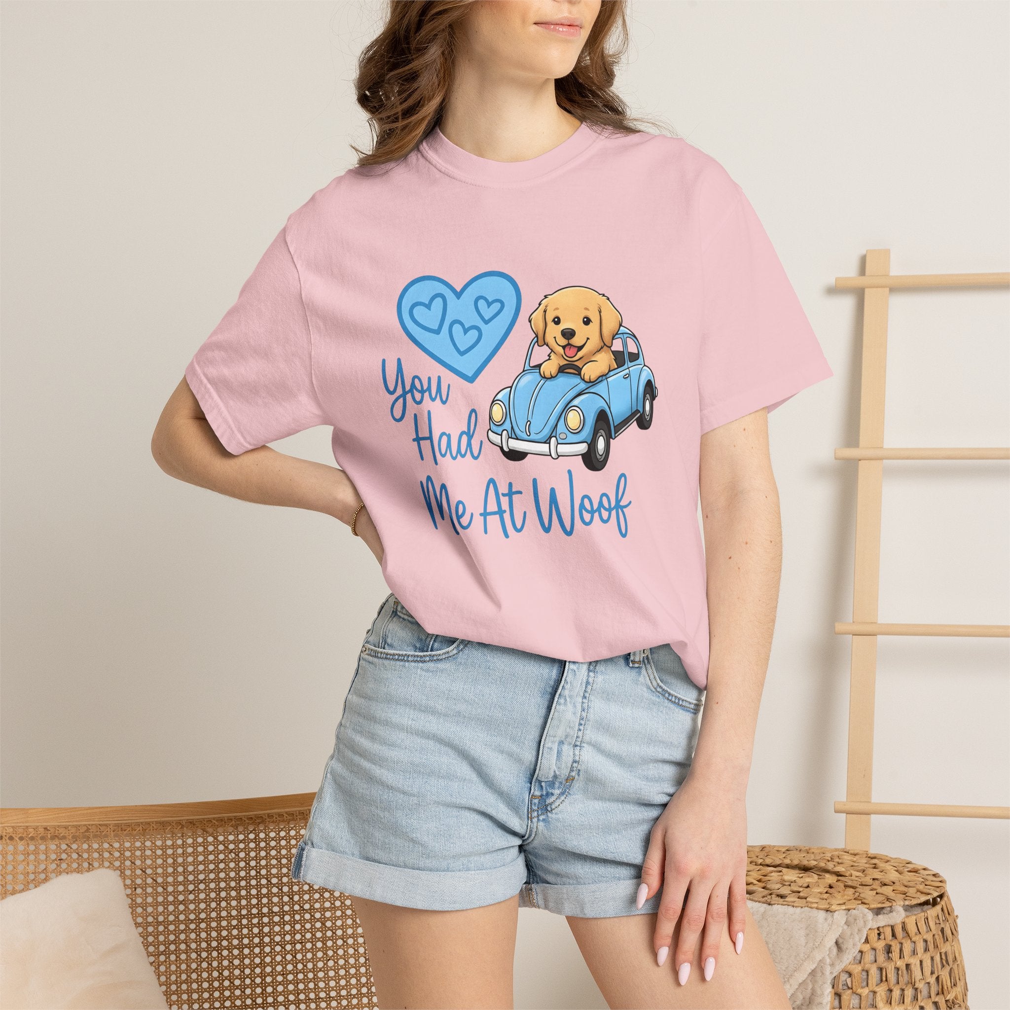 Golden Retriever Truck Shirt Dog Pet Gift Women Comic Tee Doggy T-Shirt Dog Fan Canine Tshirt Animal Graphic Sketch Love Tshirt
