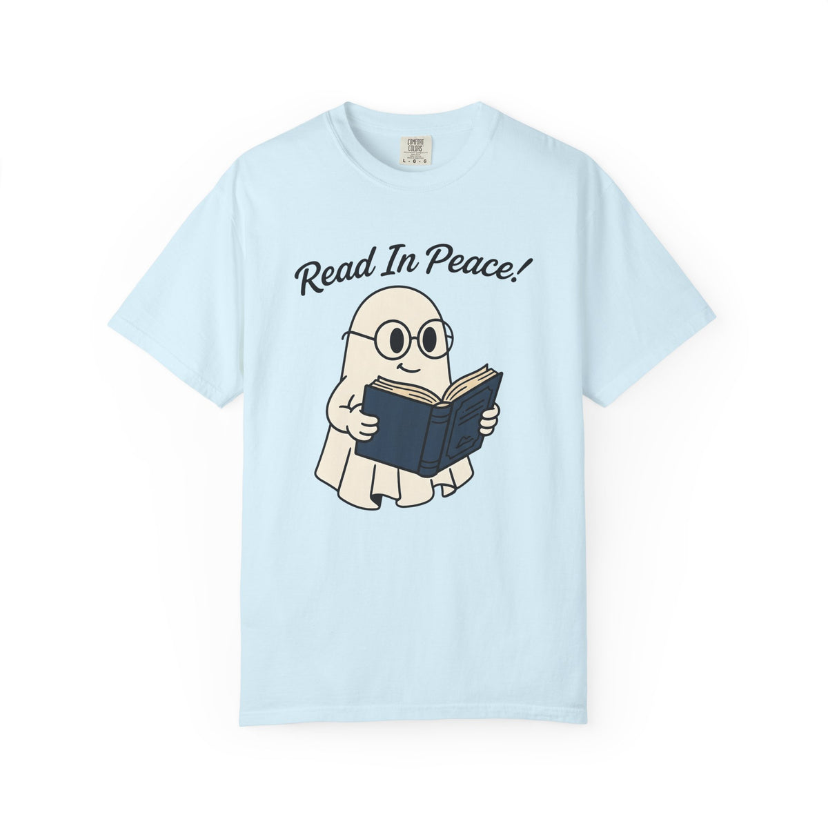Haunted Book Shirt Funny Literature Unisex Gift Doodle Tee Spooky Book T-Shirt