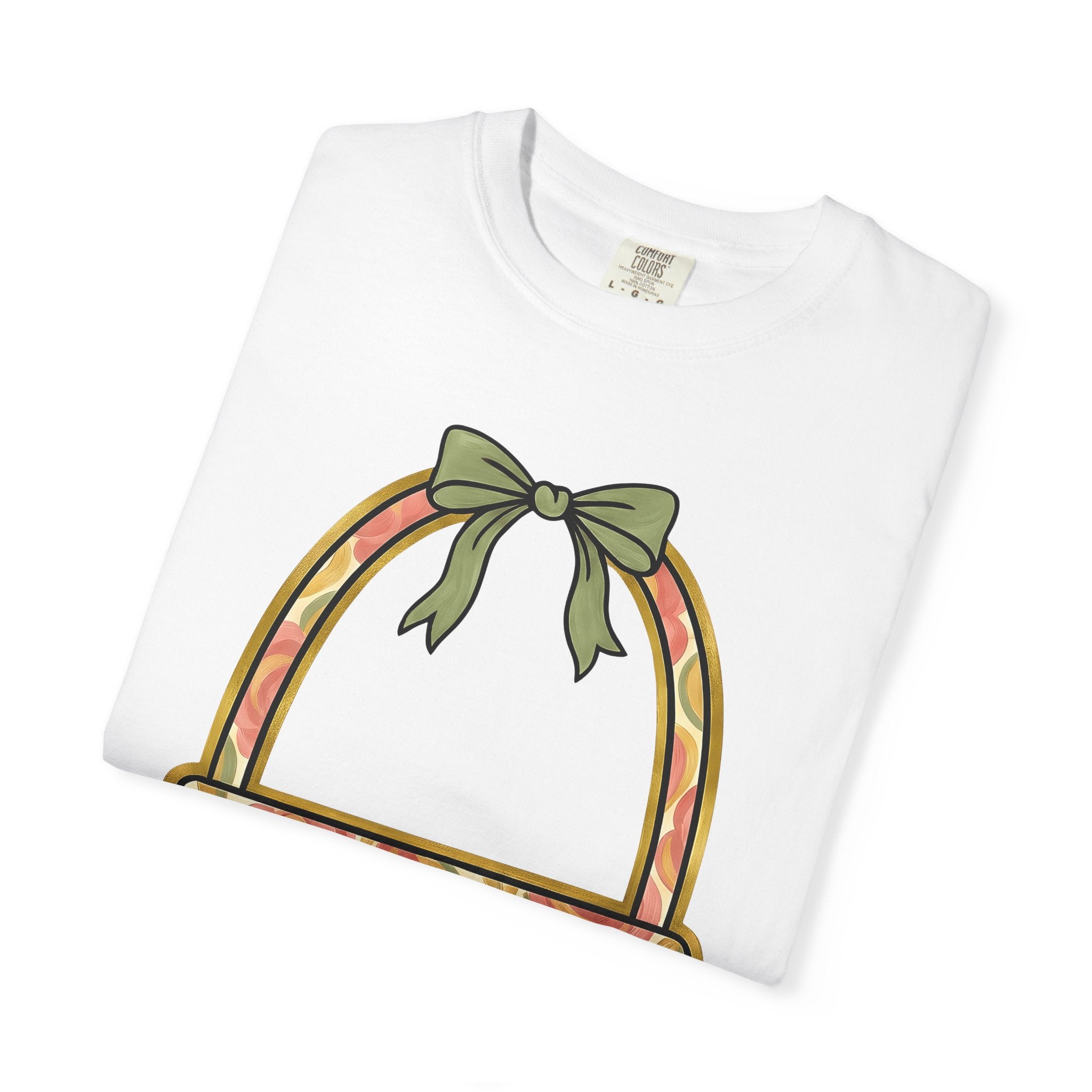 Flower Bouquet Shirt Easter Botany Gift Women Indie Tee Floral Arrangement T-Shirt Spring Fan Floral Design Botanical Graphic Vintage Tie
