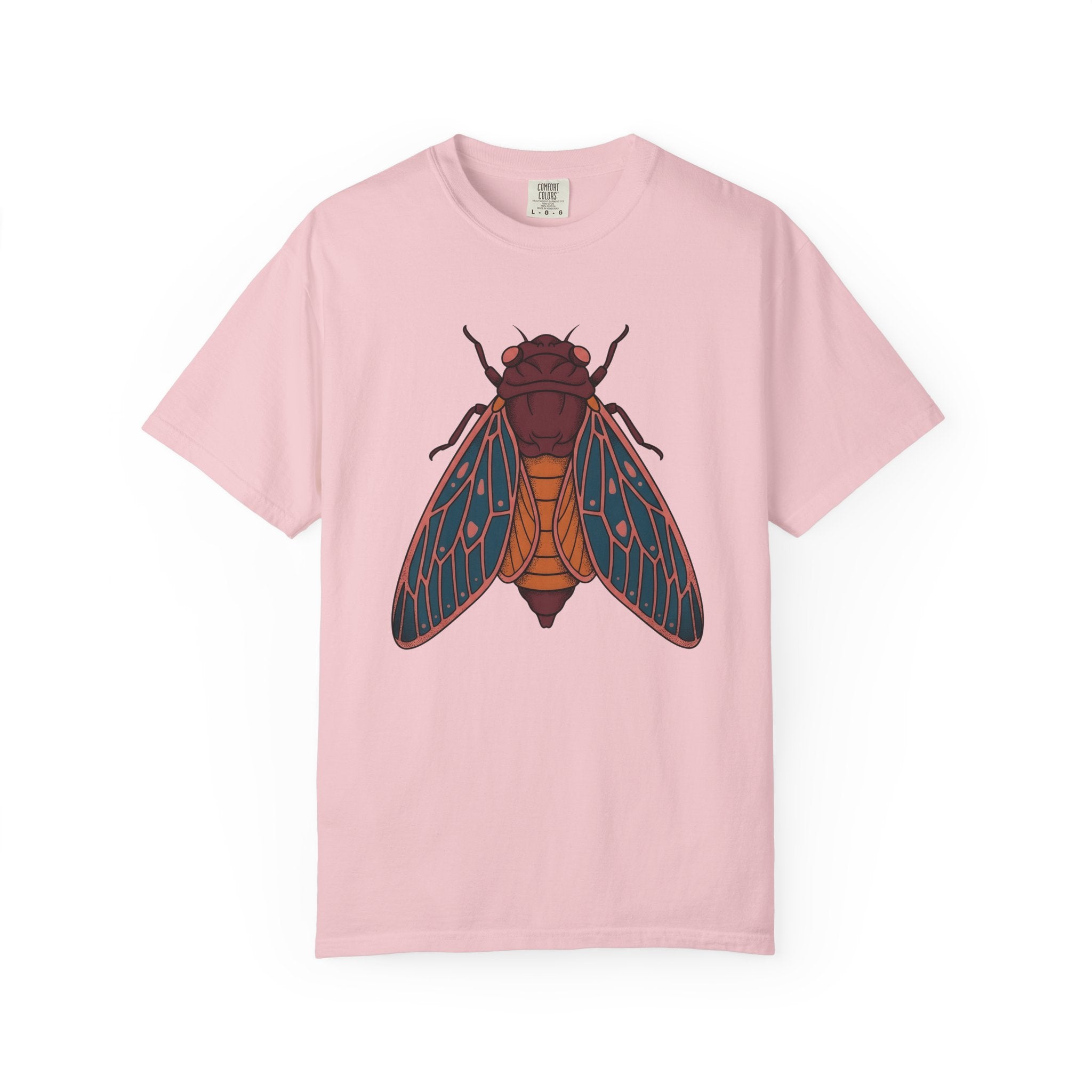 Cicada Creature Shirt Cottagecore Wilderness Gift Women Folk Tee Locust T-Shirt Cottagecore Fan Naive Tshirt Wilderness Graphic Classic