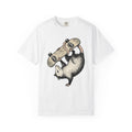 Night Possum Skateboard Shirt Animals Action Sports Gift Women Cartoon Tee Possum T-Shirt Wildlife Enthusiast Toon Tshirt Extreme Sports