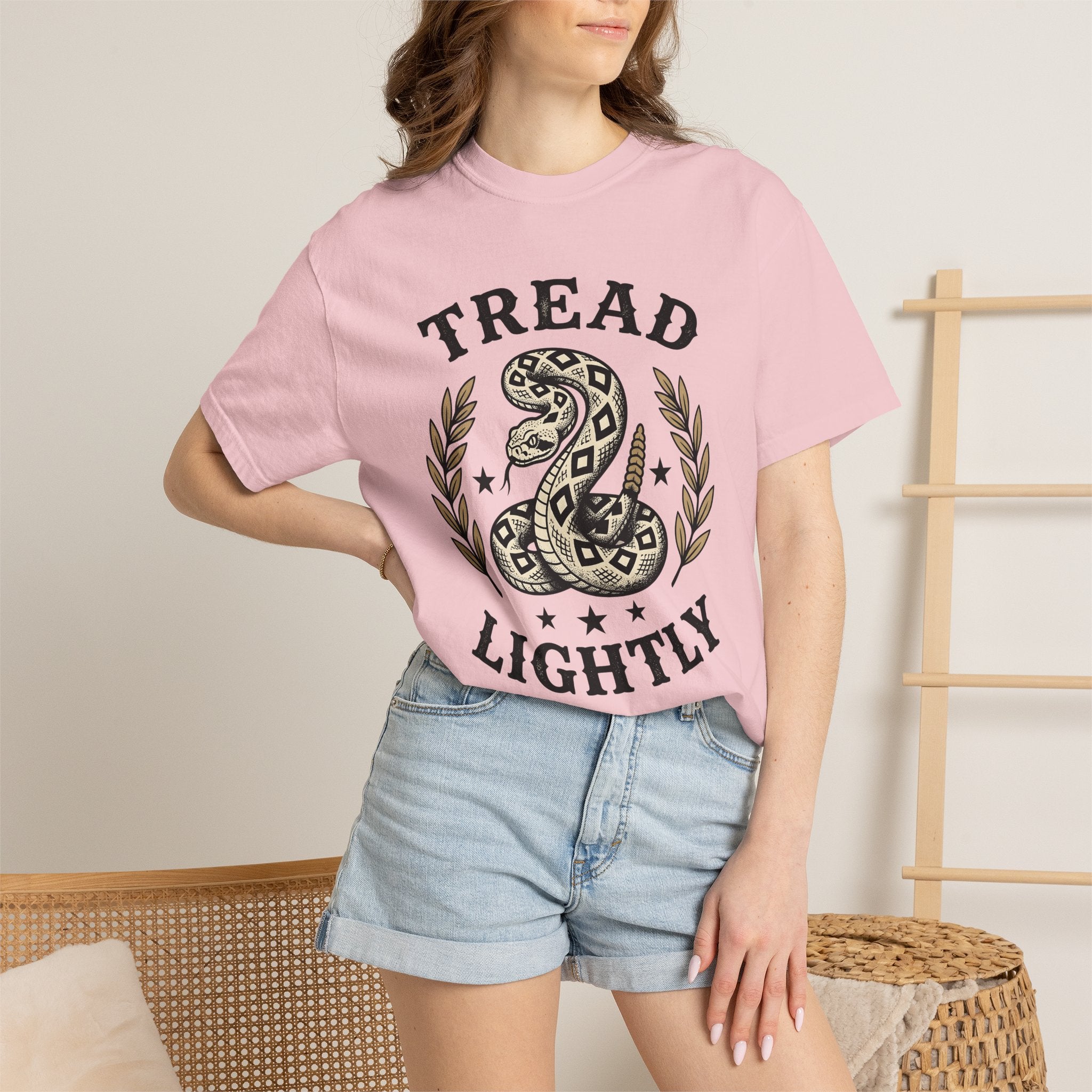 Rattlesnake Design Shirt Cowgirl Viper Gift Women Sketch Tee Snake T-Shirt Rodeo Fan Rattler Tshirt Venomous Graphic Farmhouse Laurel Crown