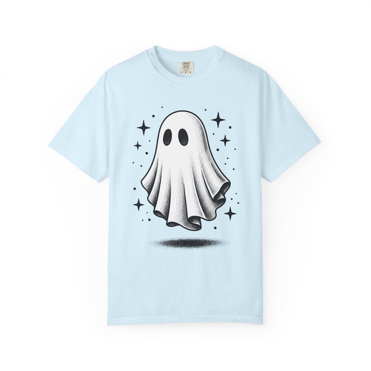 Ghost Graphic Shirt Halloween Spooky Unisex Gift Vintage Tee Specter T-Shirt
