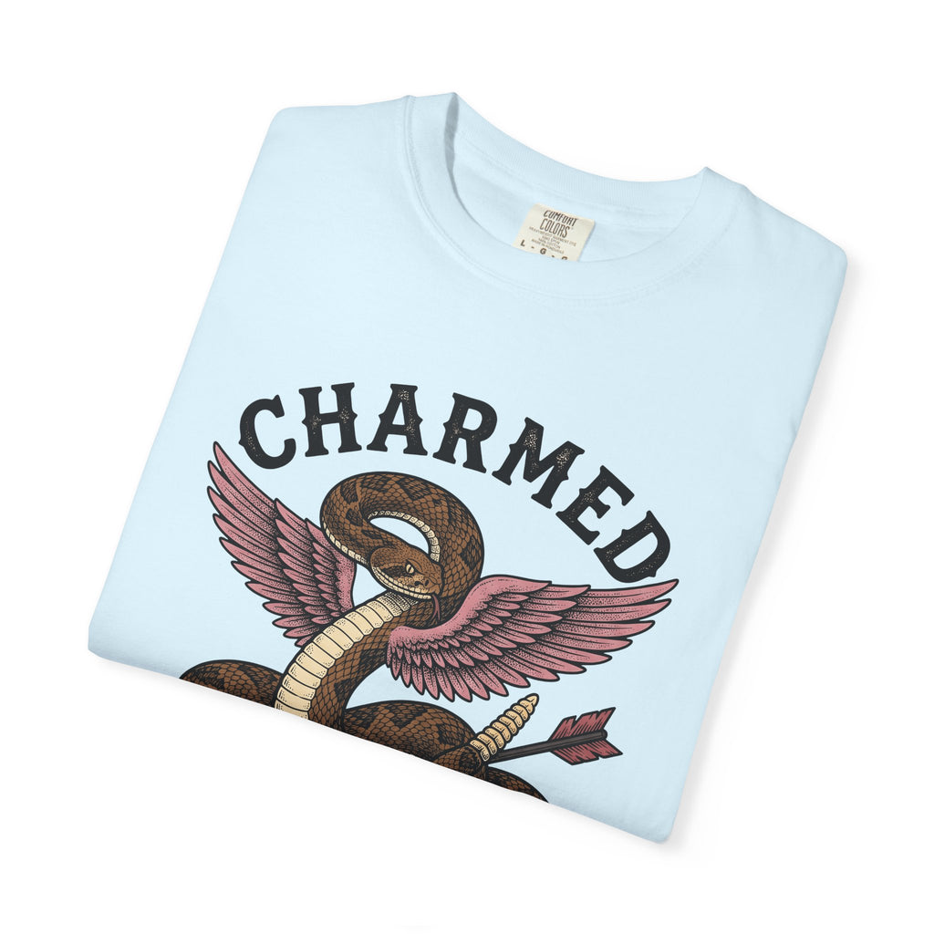 Snake Wings Shirt St. Valentine's Day Macabre Gift Women Illustrative Tee Serpent T-Shirt Valentine Fan Illustrated Tshirt Dark Graphic Hand