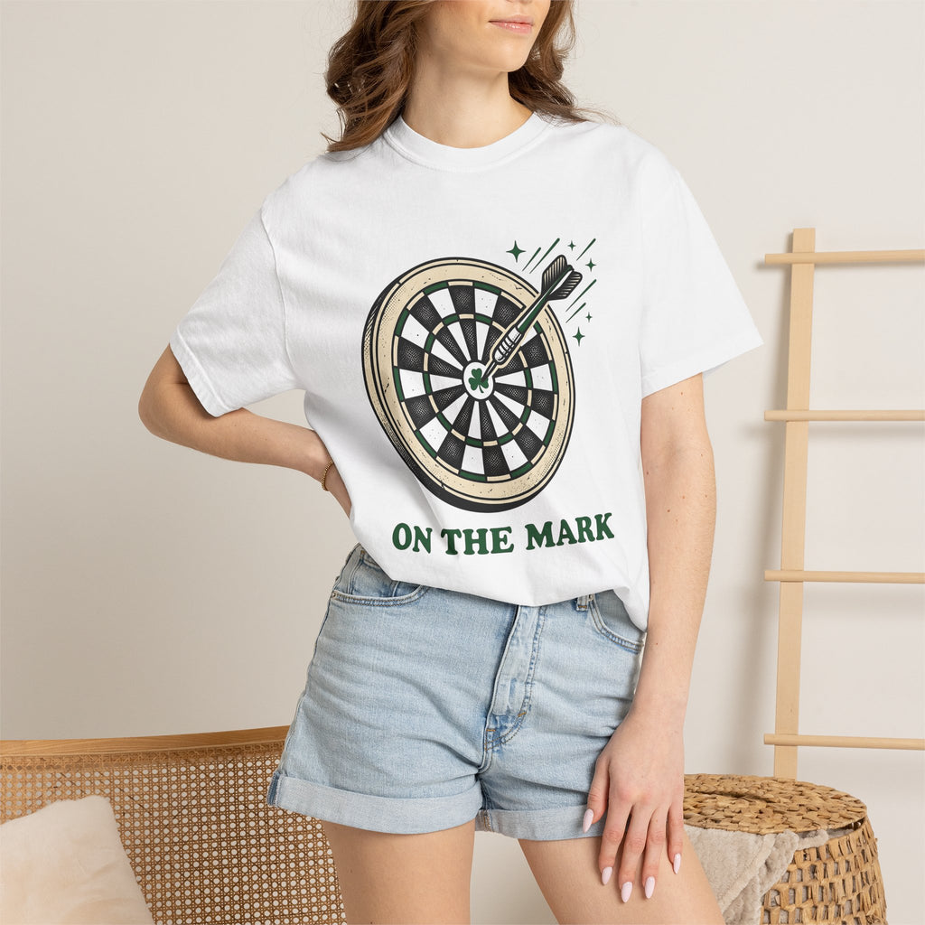 Dartboard Dart Shirt St Patrick's Day Sports Gift Women Vintage Tee Darts T-Shirt Athlete Fan Distressed Tshirt Athletic Graphic Retro