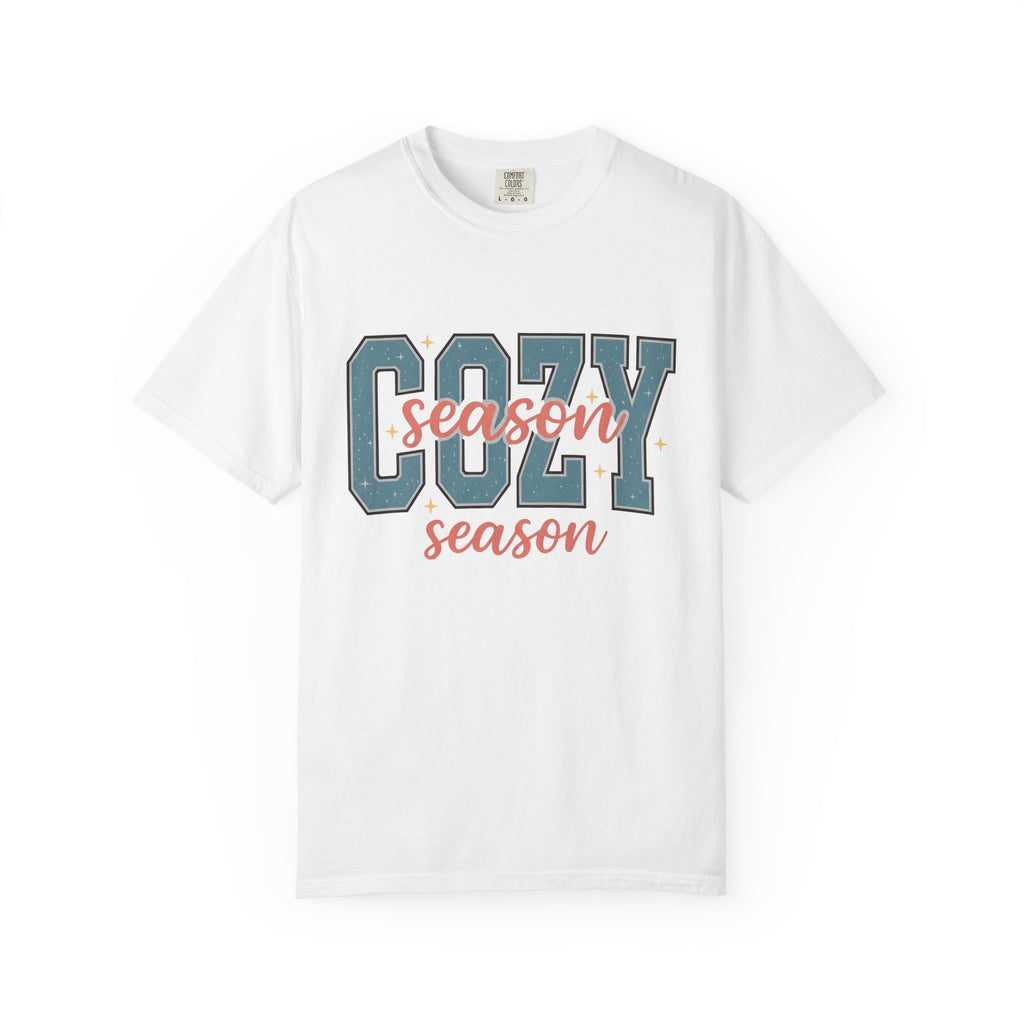 Varsity Text Shirt Holiday Winter Gift Women Collegiate Tee Lettering T-Shirt Christmas Fan Seasonal Graphic Tshirt Retro Stars Tshirt